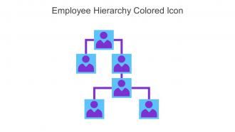 Employee Hierarchy Colored Icon In Powerpoint Pptx Png And Editable Eps Format