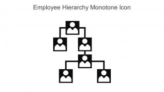 Employee Hierarchy Monotone Icon In Powerpoint Pptx Png And Editable Eps Format
