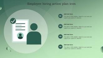 Employee Hiring Action Plan Icon