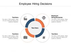 Employee hiring decisions ppt powerpoint presentation model graphics cpb