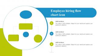 Employee Hiring Flow Chart Icon