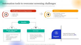 Employee Hiring For Selecting Automation Tools To Overcome Screening Challenges