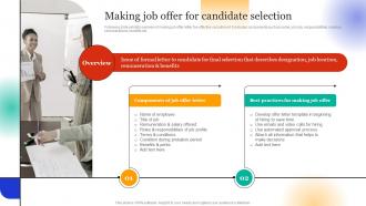Employee Hiring For Selecting Making Job Offer For Candidate Selection