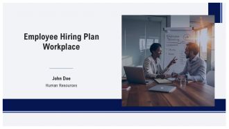 Employee Hiring Plan Workplace PPT Structure AT