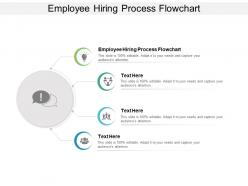 Employee hiring process flowchart ppt powerpoint presentation portrait cpb