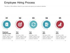 Employee hiring process ppt powerpoint presentation layouts sample cpb