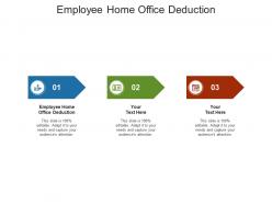 Employee home office deduction ppt powerpoint presentation professional tips cpb