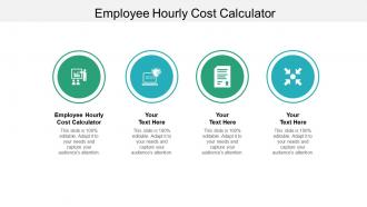 Employee hourly cost calculator ppt powerpoint presentation model files cpb
