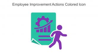 Employee Improvement Actions Colored Icon In Powerpoint Pptx Png And Editable Eps Format