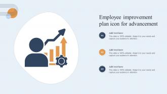 Employee Improvement Plan Icon For Advancement