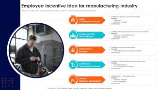 Employee Incentive Idea For Manufacturing Industry