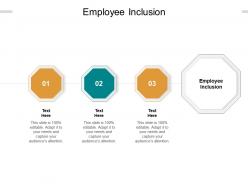 Employee inclusion ppt powerpoint presentation file styles cpb