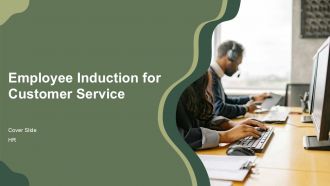 Employee Induction For Customer Service PPT Sample AT
