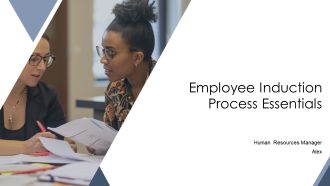 Employee Induction Process Essentials PPT Structure AT