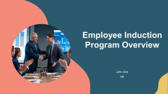 Employee Induction Program Overview PPT Slides AT