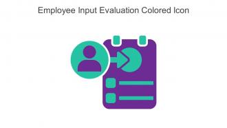 Employee Input Evaluation Colored Icon In Powerpoint Pptx Png And Editable Eps Format