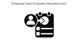 Employee Input Evaluation Monotone Icon In Powerpoint Pptx Png And Editable Eps Format