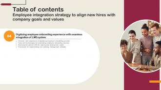 Employee Integration Strategy To Align New Hires With Company Goals And Values Complete Deck Pre-designed Compatible