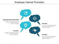 Employee internal promotion ppt powerpoint presentation styles file formats cpb