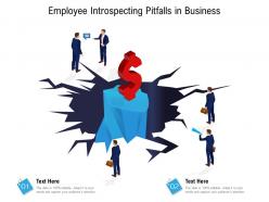 Employee introspecting pitfalls in business