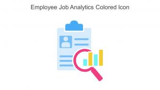 Employee Job Analytics Colored Icon In Powerpoint Pptx Png And Editable Eps Format
