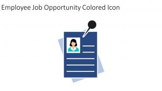 Employee Job Opportunity Colored Icon In Powerpoint Pptx Png And Editable Eps Format