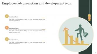 Employee Job Promotion And Development Icon