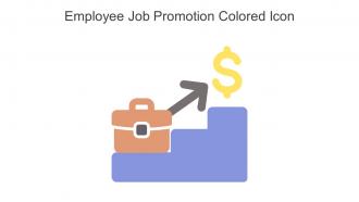 Employee Job Promotion Colored Icon In Powerpoint Pptx Png And Editable Eps Format