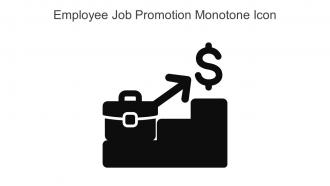 Employee Job Promotion Monotone Icon In Powerpoint Pptx Png And Editable Eps Format