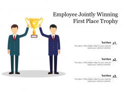 Employee Jointly Winning First Place Trophy