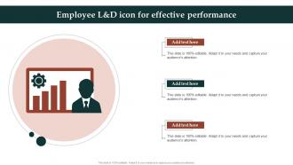 Employee L And D Icon For Effective Performance