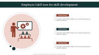 Employee L And D Icon For Skill Development