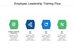 Employee leadership training flow ppt powerpoint presentation professional deck cpb