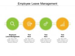 Employee leave management ppt powerpoint presentation portfolio aids cpb