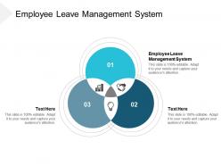 Employee leave management system ppt powerpoint presentation portfolio example topics cpb