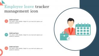 Employee Leave Tracker Management Icon