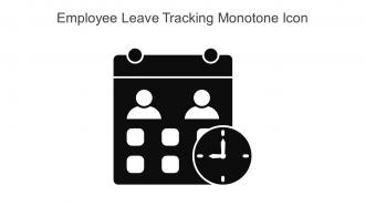 Employee Leave Tracking Monotone Icon In Powerpoint Pptx Png And Editable Eps Format