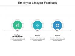 Employee lifecycle feedback ppt powerpoint presentation infographics introduction cpb