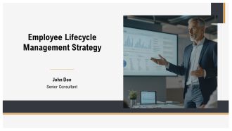 Employee Lifecycle Management Strategy PPT Mockup AT