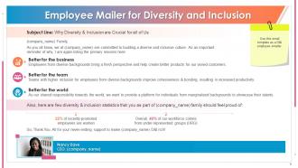 Employee mailer for diversity and inclusion edu ppt
