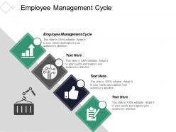 Employee management cycle ppt powerpoint presentation infographics graphics design cpb