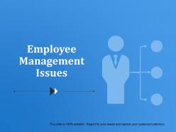 Employee management issues powerpoint slides