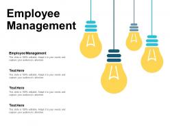 Employee management ppt powerpoint presentation file format ideas cpb