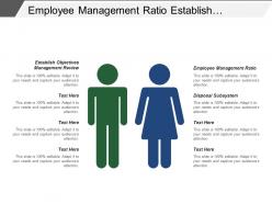 Employee Management Ratio Establish Objectives Management Review