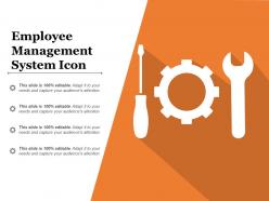 Employee management system icon