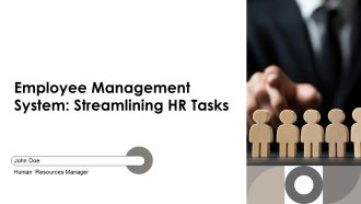 Employee Management System Streamlining HR Tasks PPT Designs AT