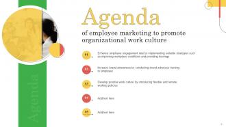Employee Marketing To Promote Organizational Work Culture MKT CD V Captivating Unique