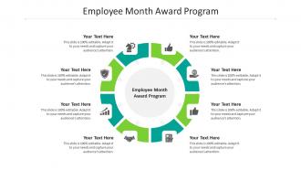 Employee month award program ppt powerpoint presentation icon format ideas cpb