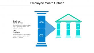 Employee month criteria ppt powerpoint presentation model deck cpb