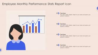 Employee Monthly Performance Stats Report Icon